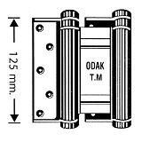 Петля стальная Odak 33 125мм 2шт никель