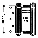 Петля стальная Odak 33 125мм Sari 2шт золото                                                        