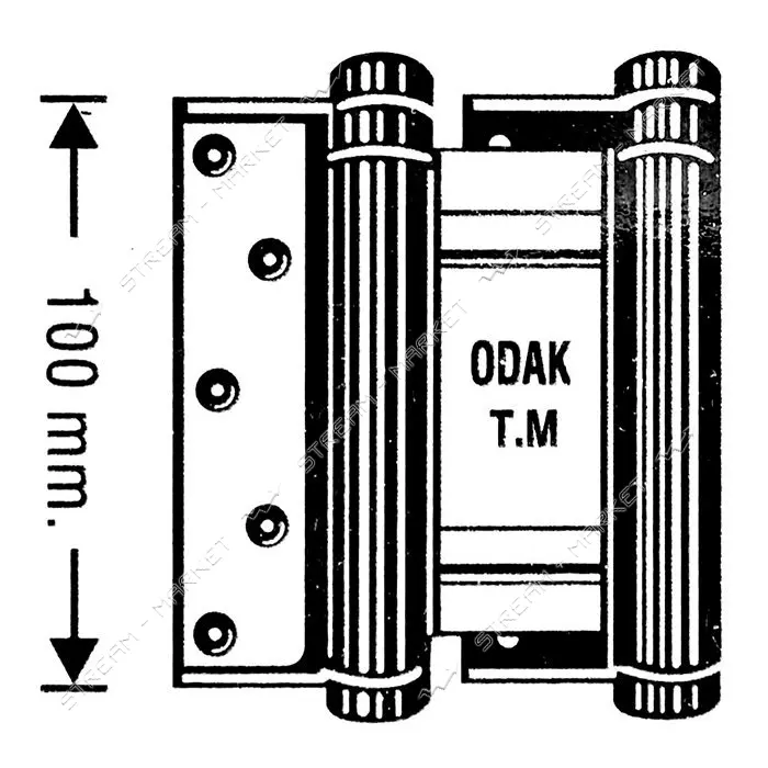 Петля стальная Odak 33 125мм Sari 2шт золото                                                        