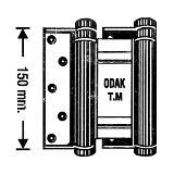 Петля стальная Odak Sari 36 150мм 2шт золото                                                        