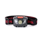 Фонарь налобный светодиодный Intertool LB-0302 1Вт плюс 2LED