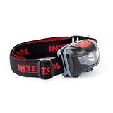 Фонарь налобный светодиодный Intertool LB-0302 1Вт плюс 2LED