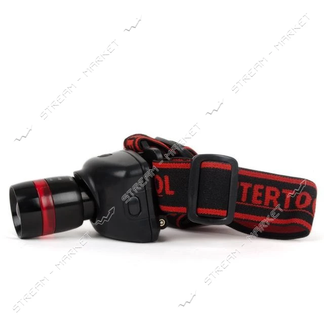 Фонарь налобный светодиодный  Intertool LB-0303 3Вт плюс 1LED                                       