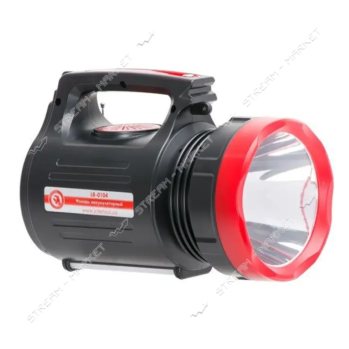 Фонарь аккумуляторный Intertool LB-0104 1LED 5W плюс 22 SMD выносная солнечная панель               