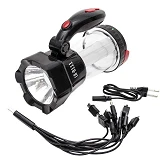 Фонарь аккумуляторный Intertool LB-0111 1LED 1W плюс 12LED                                          