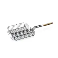 Решетка-гриль Сила 960402 высокий борт с антипригарным покрытием 56x31x24x5.5см                     