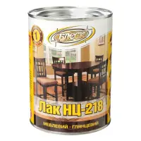 Лак меблевий Блеск НЦ-218 0.8кг