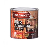 Лак ПФ-170 Ролакс для наружных работ 0.5л