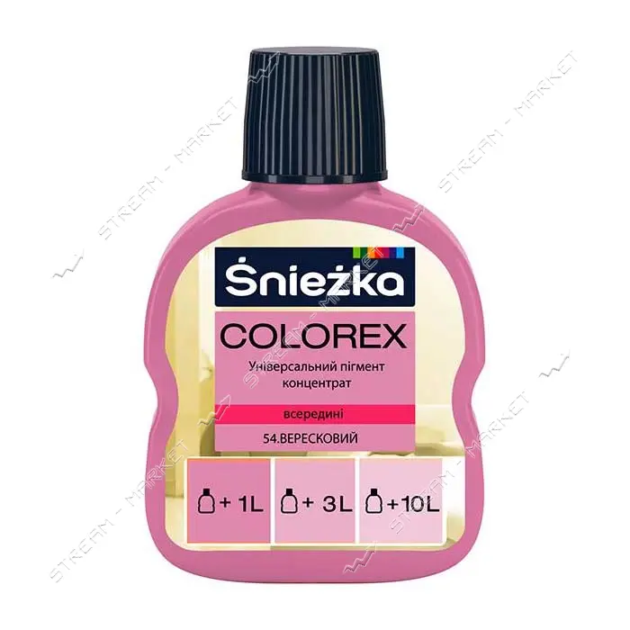 Пигмент для водоэмульсионной краски Sniezka Colorex 54 100мл фиолетовый                             