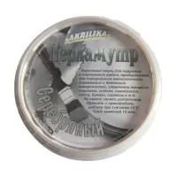 Эмаль акриловая Akrilika декоративная 150г серебро                                                  