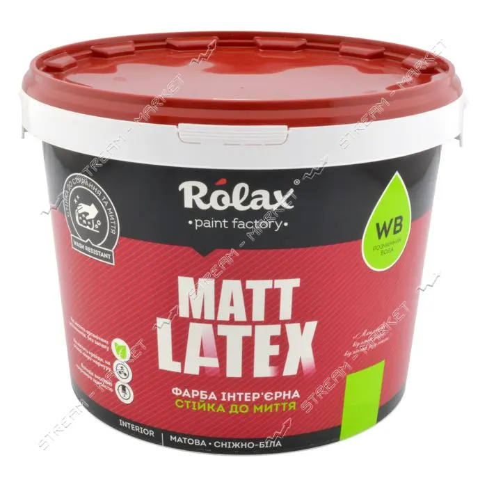 Краска водоэмульсионная Ролакс Mattlatex 4.2кг                                                      