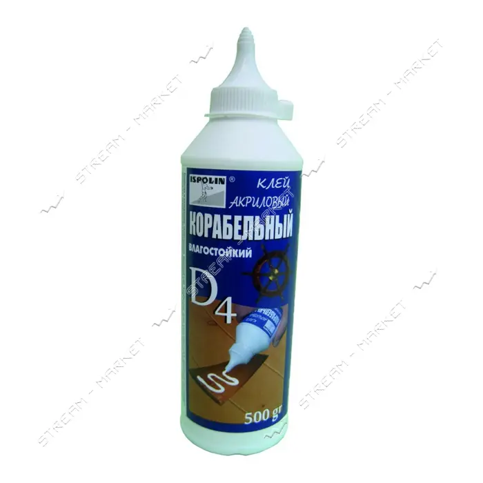 Клей Корабельный акриловый D4 Ispolin 0.5кг
