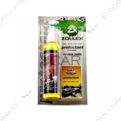 Полироль для пластика торпеды Zollex MLCH25 с губкой 240мл вишня