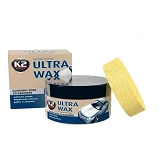 Паста для полировки кузова с воском и губкой K2 К20110 Ultra Wax 250мл