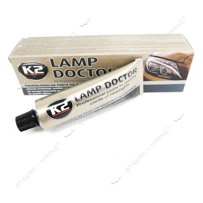 Паста для полировки фар K2 К20108 LAMP Doctor 60мл