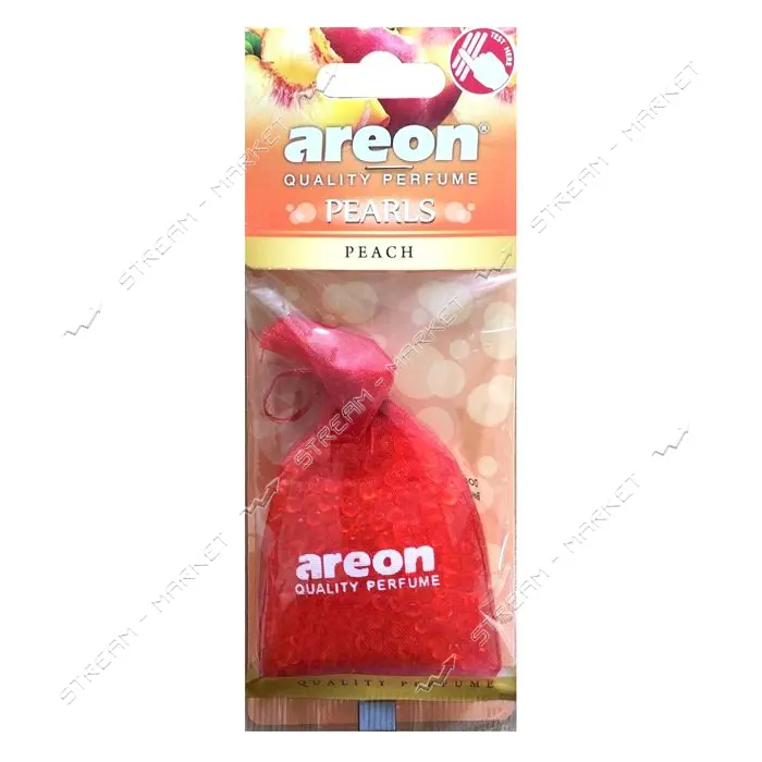 Автомобильный ароматизатор воздуха Areon Pearls Персик