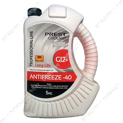 Антифриз Prest Coolant -40 G12 5кг красный