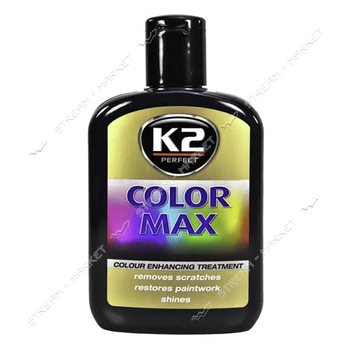 Полироль для кузова восковая K2 К20337 Color Max Black 250мл