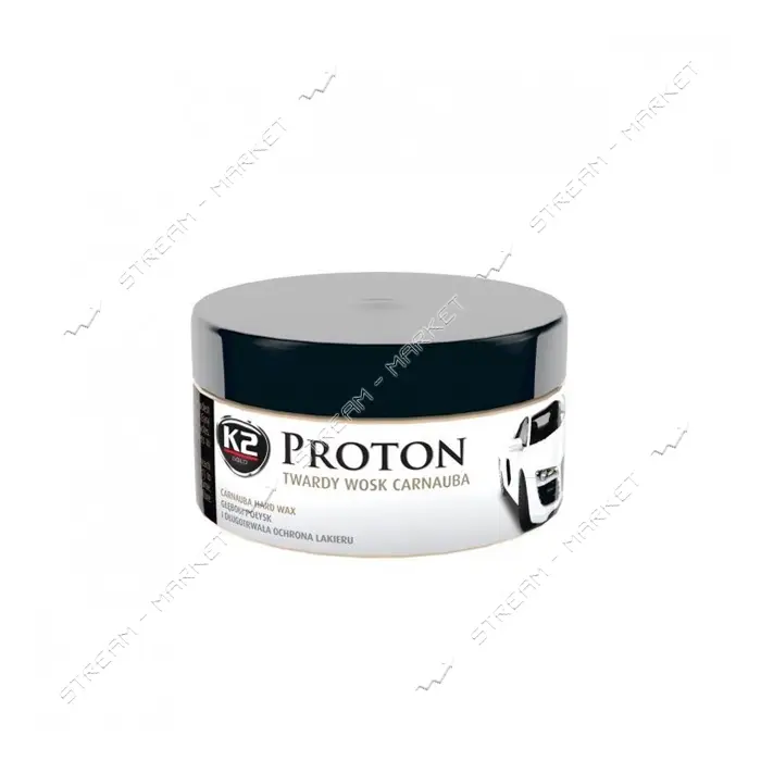 Полироль для кузова восковая с губкой K2 К20340 Proton 200гр                                        