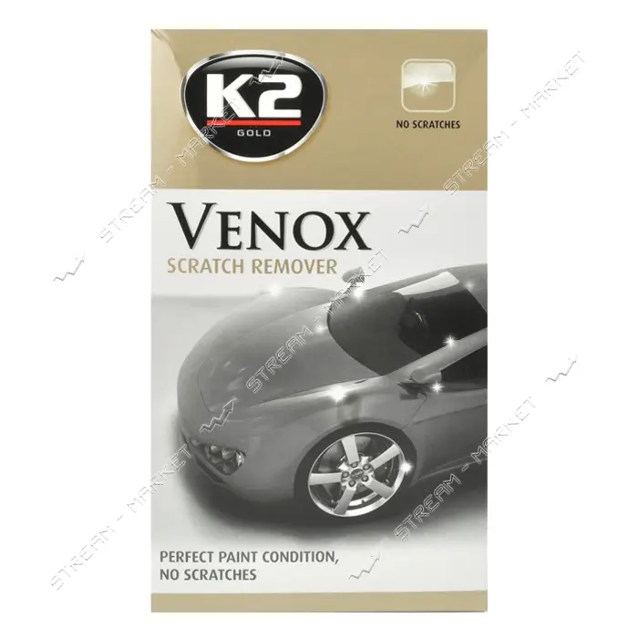 Полироль для кузова молочко с губкой K2 К20205 Venox 180мл