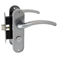 Ручка-защелка FZB 15-01 BK SN/PC                                                                    