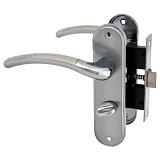 Ручка-защелка FZB 15-01 BK SN/PC                                                                    