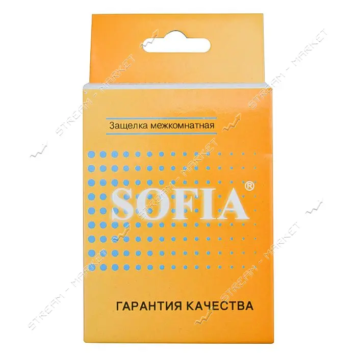 Защелка Sofia 100 SN металлический язычок сатин