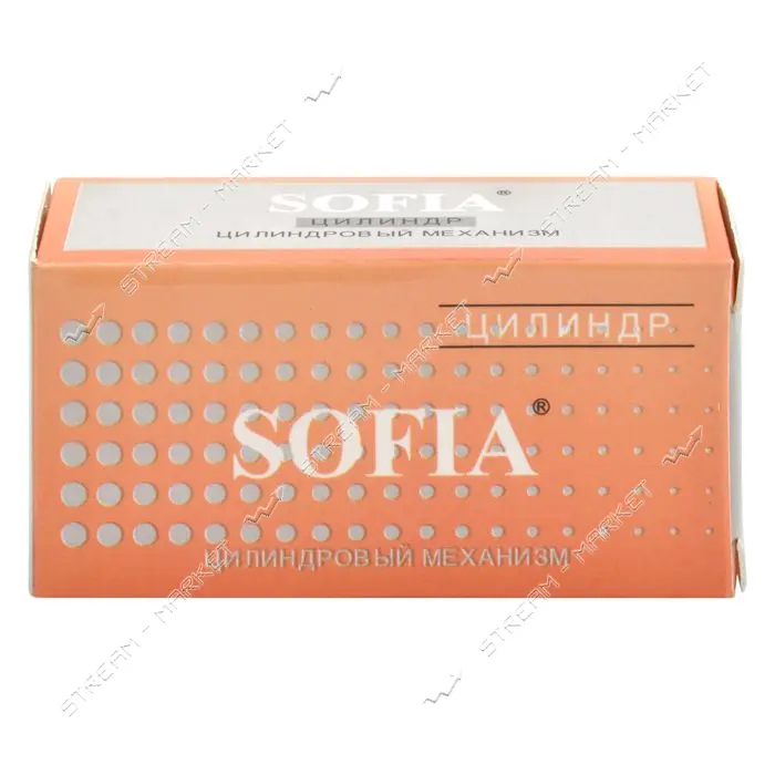 Секрет цинковый Sofia 13-08-014 70 35/35 лазерный ключ/поворот 5 ключей черный