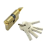 Секрет цинковый 60 30/30 лазерный ключ/поворот 5 ключей Китай золотой