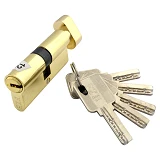 Секрет цинковый FZB/Sofia 13-08 70 35/35PB поворот/лазерный ключ 5 ключей золото                    