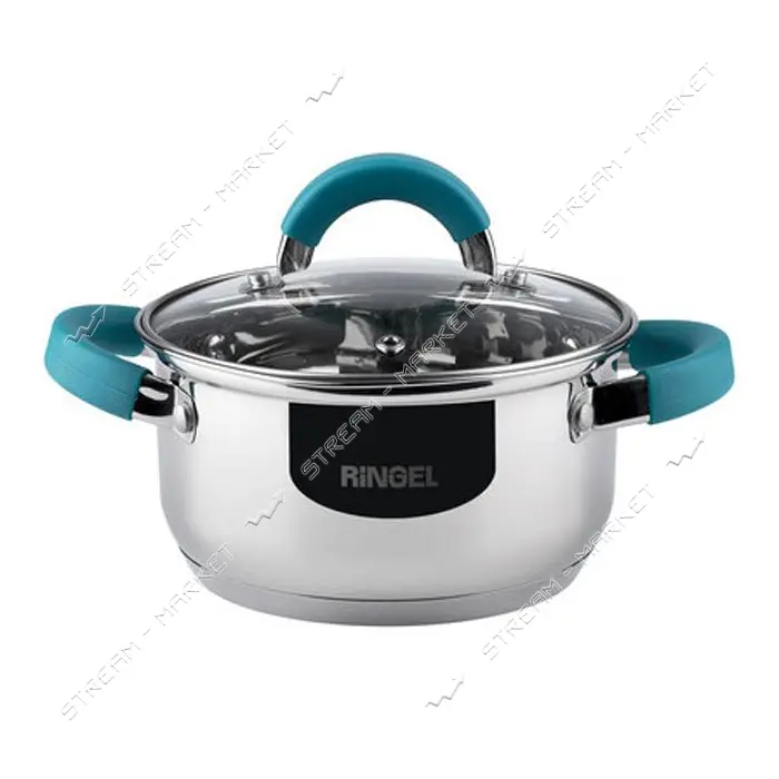 Кастрюля Ringel Berlin RG-20013-16 d16см 1.6л нержавеющая сталь                                     