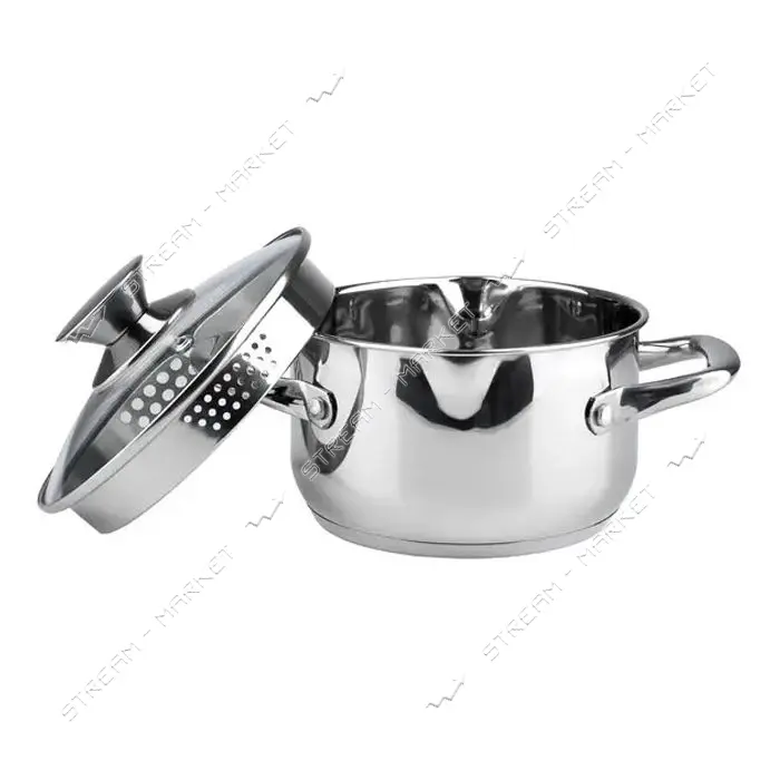 Кастрюля Ringel Hanover RG-2005/1-16 d16см 1.8л нержавеющая сталь                                   