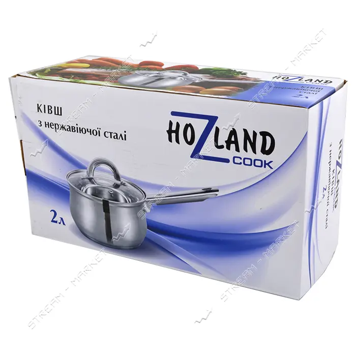 Ковш Hozland HL-2120S с крышкой 2л
