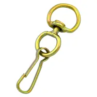 Карабин пружинный с вертлюгом 65мм Турция                                                           