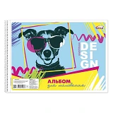 Альбом Gold Brisk САВ-20 на спирали 30 листов 6 дизайнов