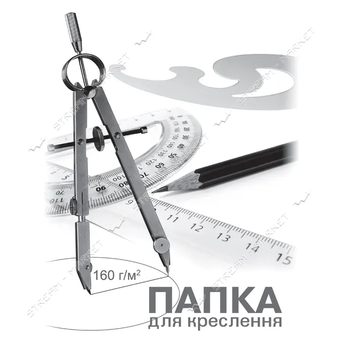 Папка для черчения ПВ-15 А4 10 листов