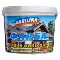 Краска силиконовая Akrilika фасадная 1.4кг                                                          