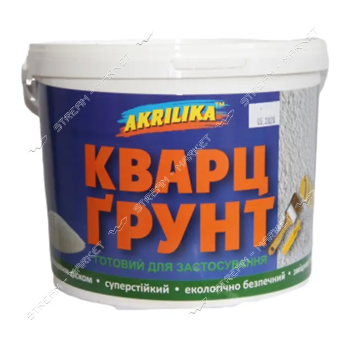 Грунт-краска Akrilika с кварцевым песком 14л