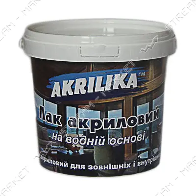 Лак акриловый Akrilika 1кг глянцевый