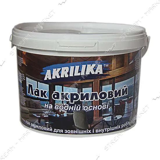 Лак акриловый Akrilika 5кг глянцевый