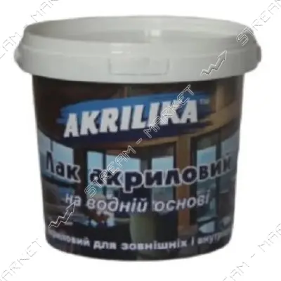 Лак акриловый Акрилика глянцевый 0.5кг                                                              