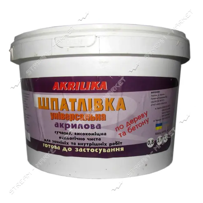 Шпаклевка Akrilika универсальная 3кг