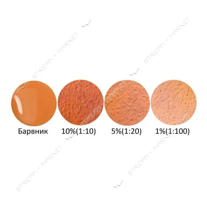 Пигмент для водоэмульсионной краски Кольорова хата 6 100г апельсиновый                              