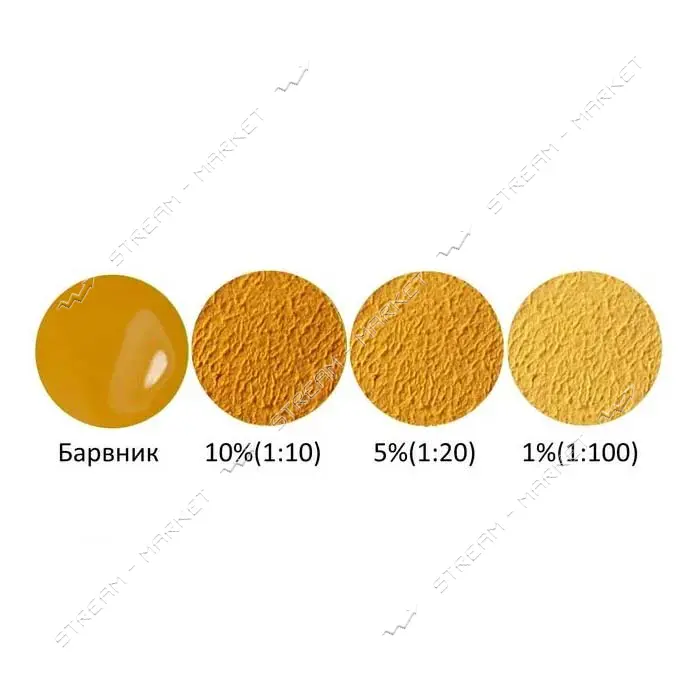 Пигмент для водоэмульсионной краски Кольорова хата 10 100г ярко-желтый
