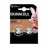 Батарейка Duracell литиевая CR 2016 2шт блистер                                                     