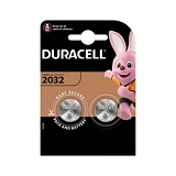 Батарейка  Duracell литиевая CR 2032  2шт блистер                                                   