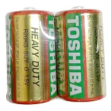 Батарейка Toshiba солевая R20 большой бочонок 2шт                                                   