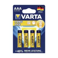 Батарейка Varta LongLife лужна мікропальчик AAA/LR03 блістер 4 шт                                   