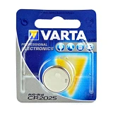 Батарейка Varta литиевая CR 2025 3V круглая блистер 1шт