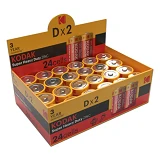 Батарейка Kodak Extra Heavy Duty солевая D/R20 "большой бочонок" 2шт